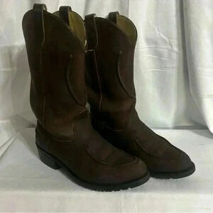 EUC‎ 4 Comfort Oil And Chemical Resistant Full Leather S7435634 Mens Size 9.5 D